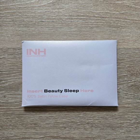 INH 100% Satin Pillowcase – Ivory – Standard Size – New in Box - Sealed - Picture 1 of 10